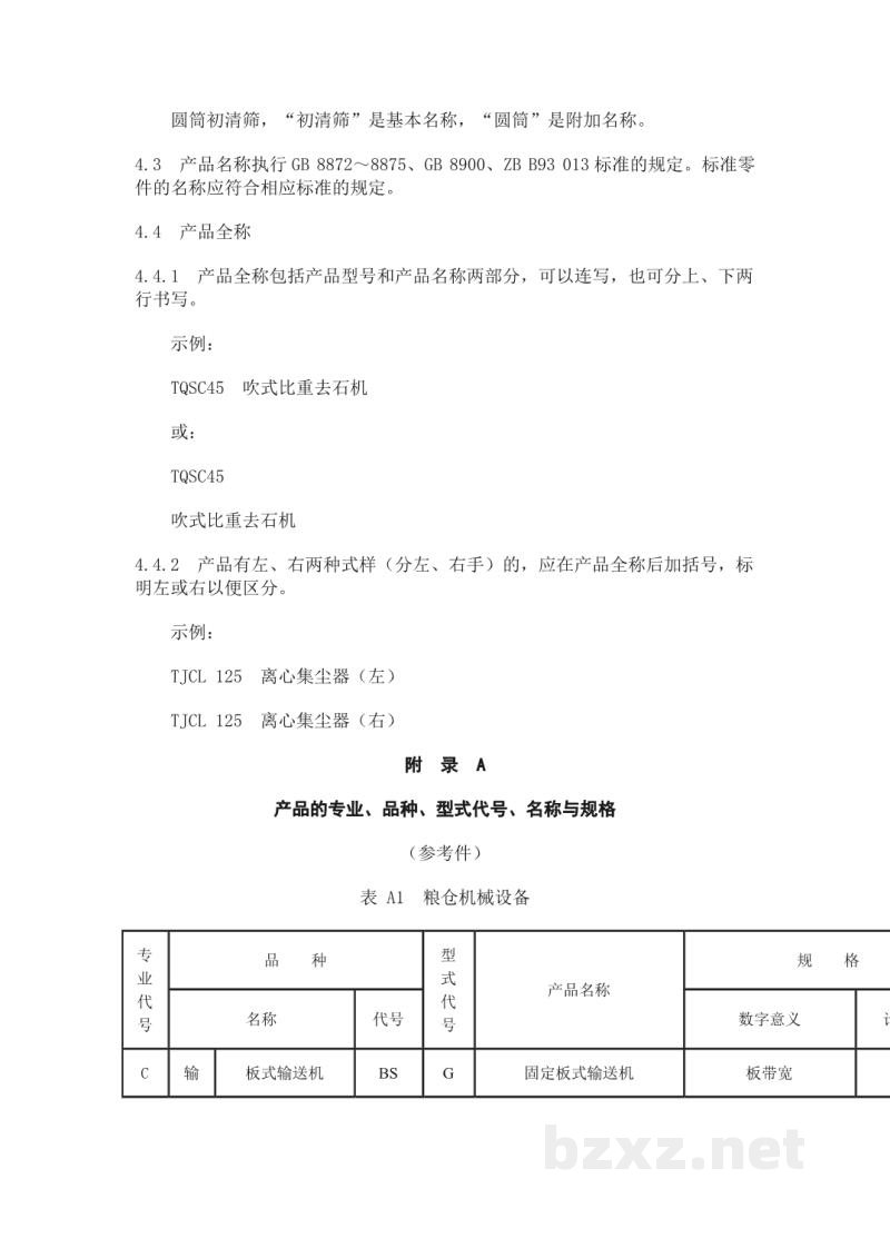 SB/T 10253-1995粮油饲料机械产品型号编制方法 SB/T 10253-1995粮油饲料机械产品型号编制方法