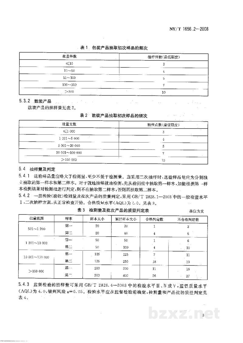 NY/T 1656.2-2008花卉检验技术规范第2部分:切花检验 NY/T 1656.2-2008花卉检验技术规范第2部分:切花检验