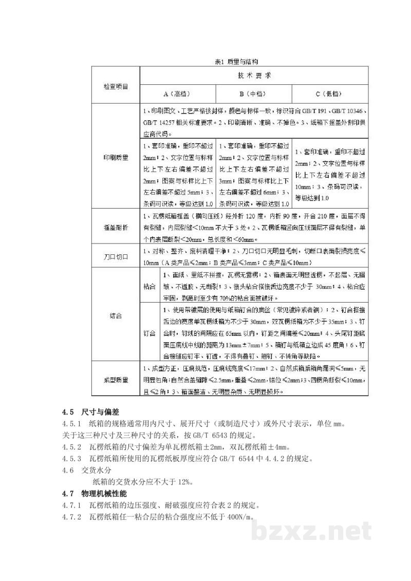 T/LAPRA 103-2019包装 酒用瓦楞纸箱 T/LAPRA 103-2019包装 酒用瓦楞纸箱