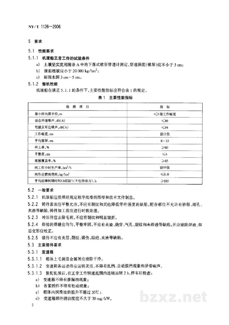 NY/T 1126-2006机滚船