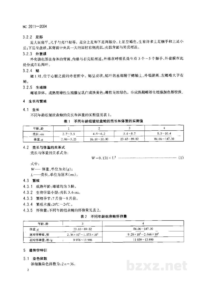 SC 2011-2004皱纹盘鲍