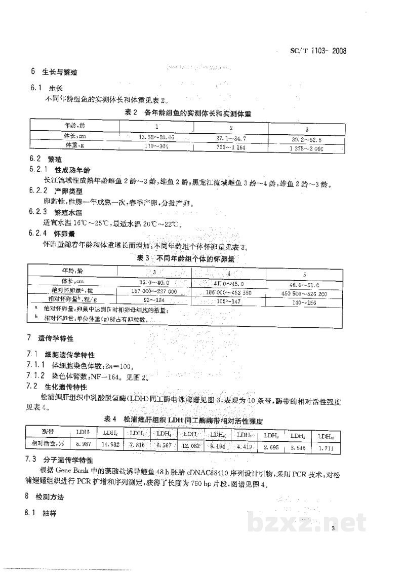 SC/T 1103-2008松浦鲤 SC/T 1103-2008松浦鲤