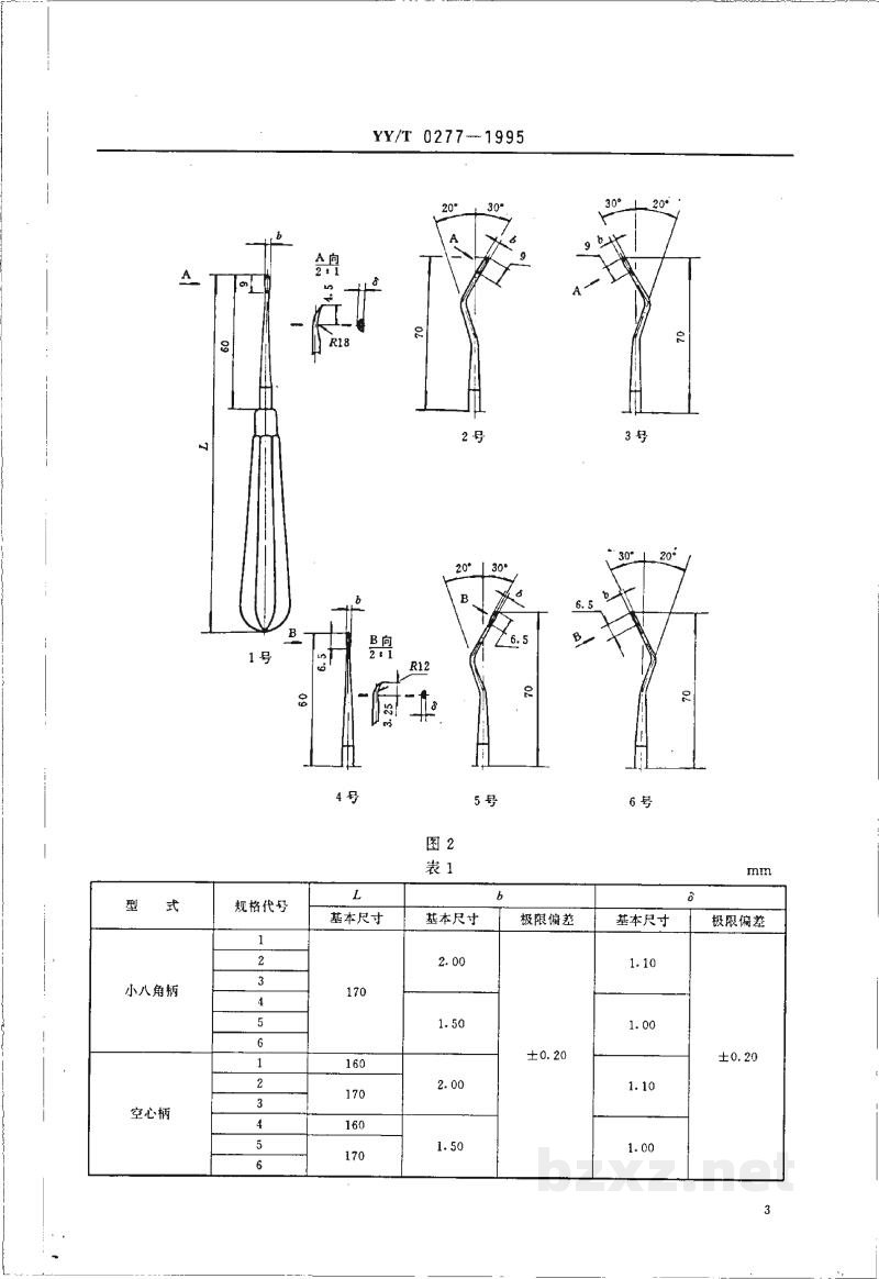 YY/T 0277-1995牙根尖挺