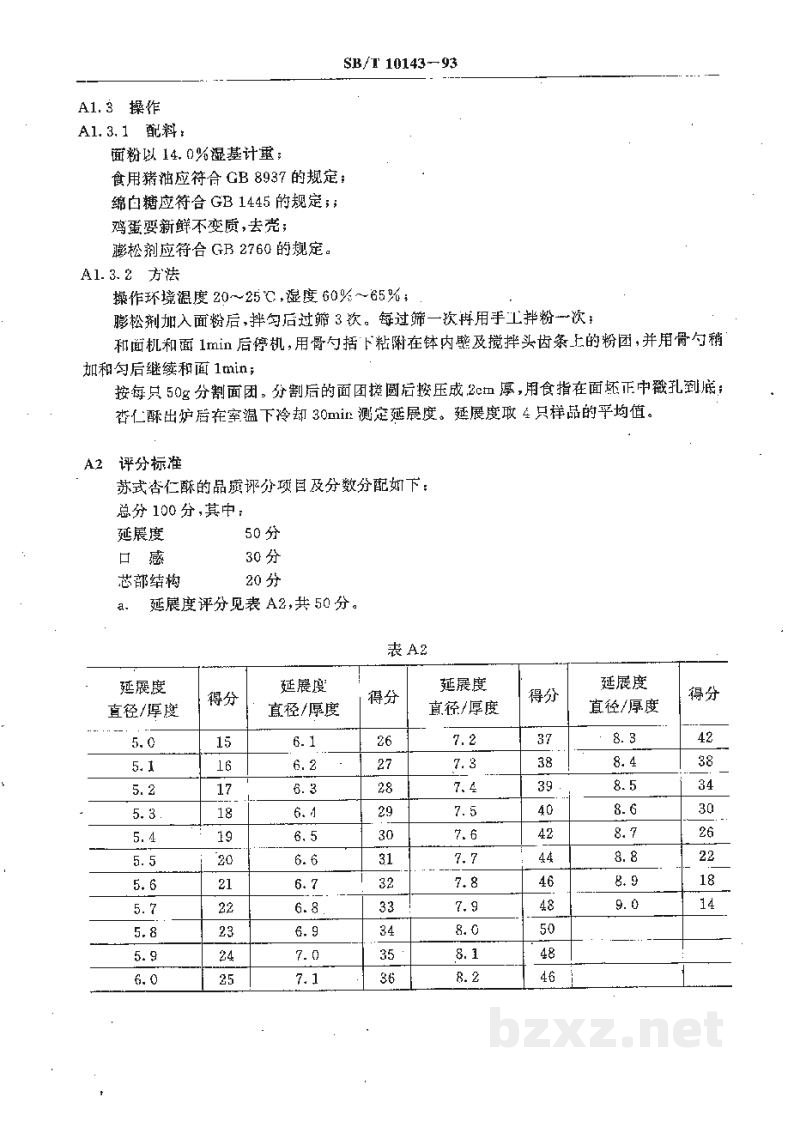 LS/T 3208-1993糕点用小麦粉 LS/T 3208-1993糕点用小麦粉