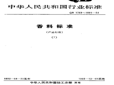 QB/T 1787-1993羟基香茅醛