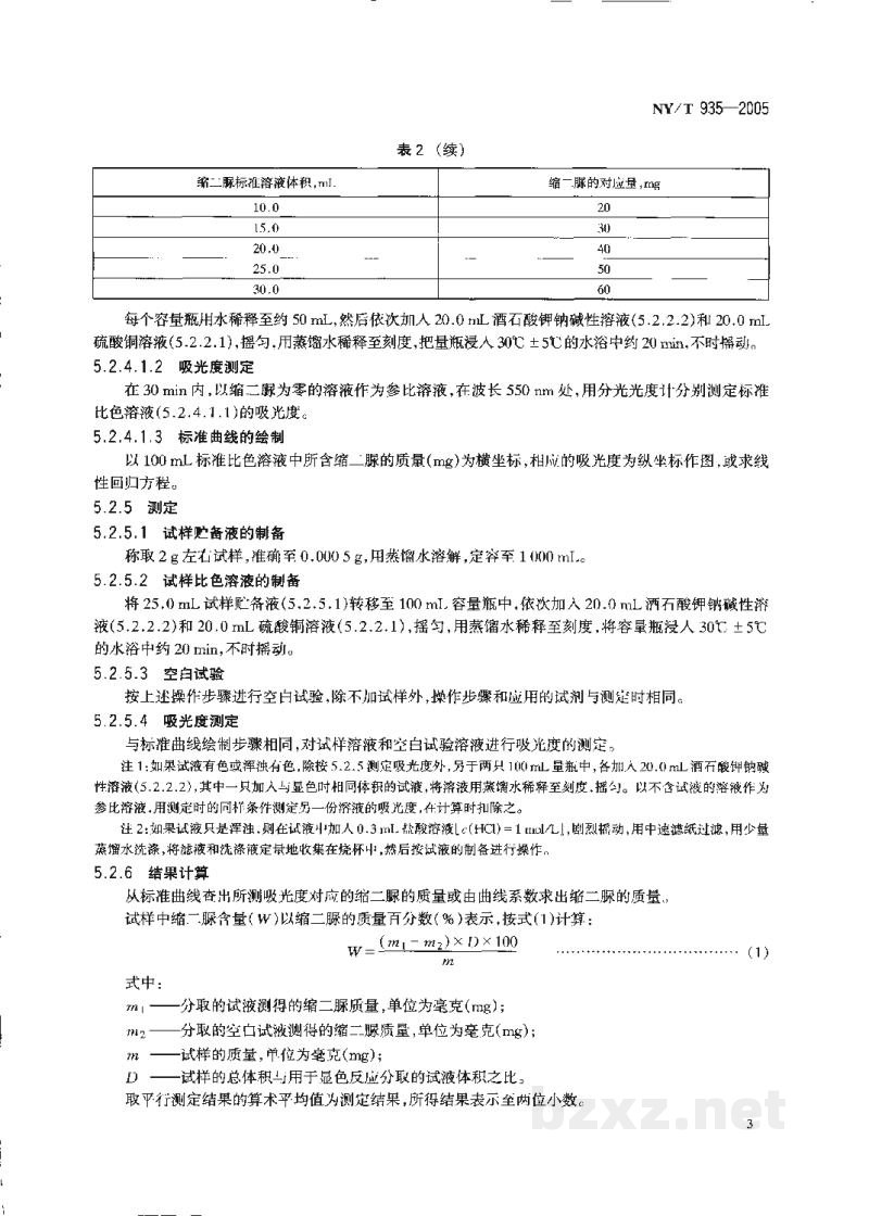 NY/T 935-2005饲料级缩二脲 NY/T 935-2005饲料级缩二脲