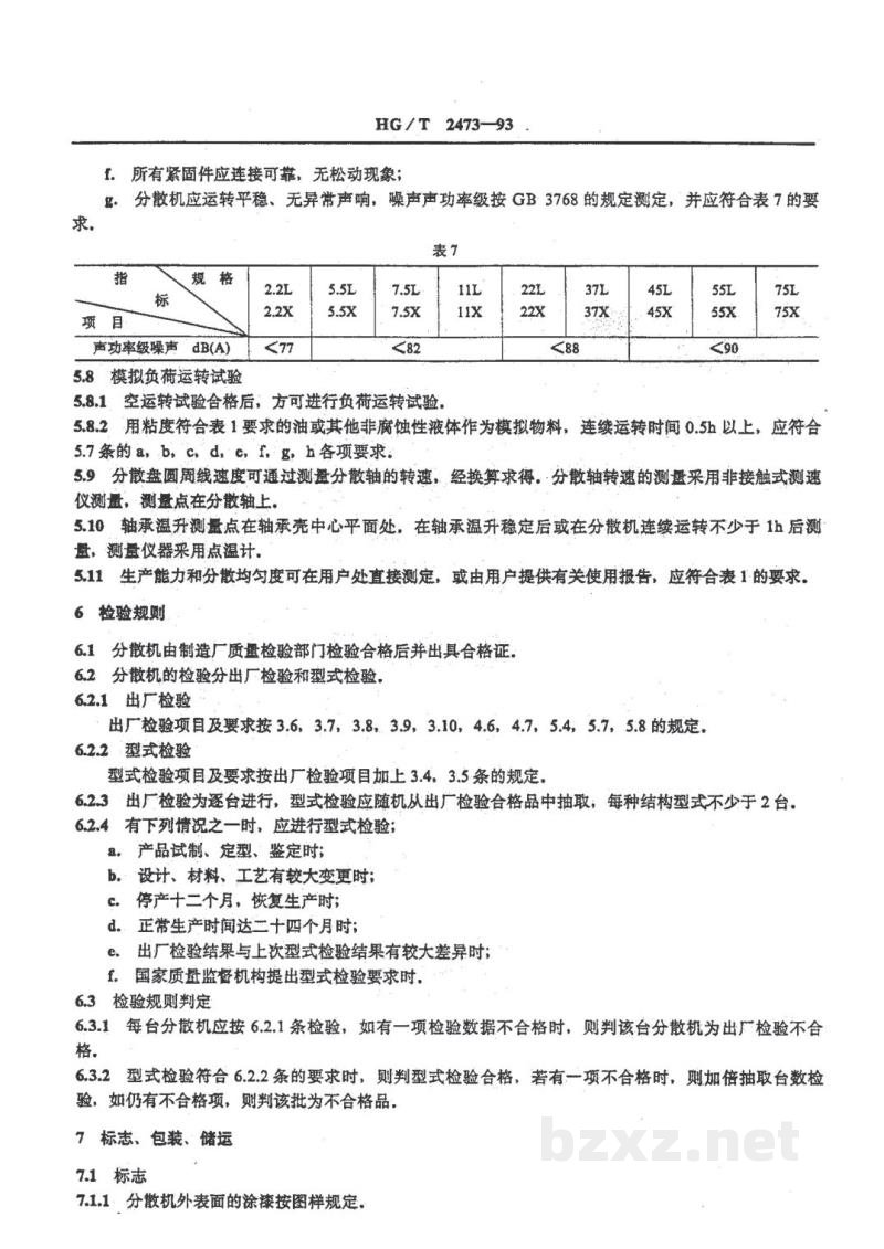 HG/T 2473-1993高速分散机 HG/T 2473-1993高速分散机