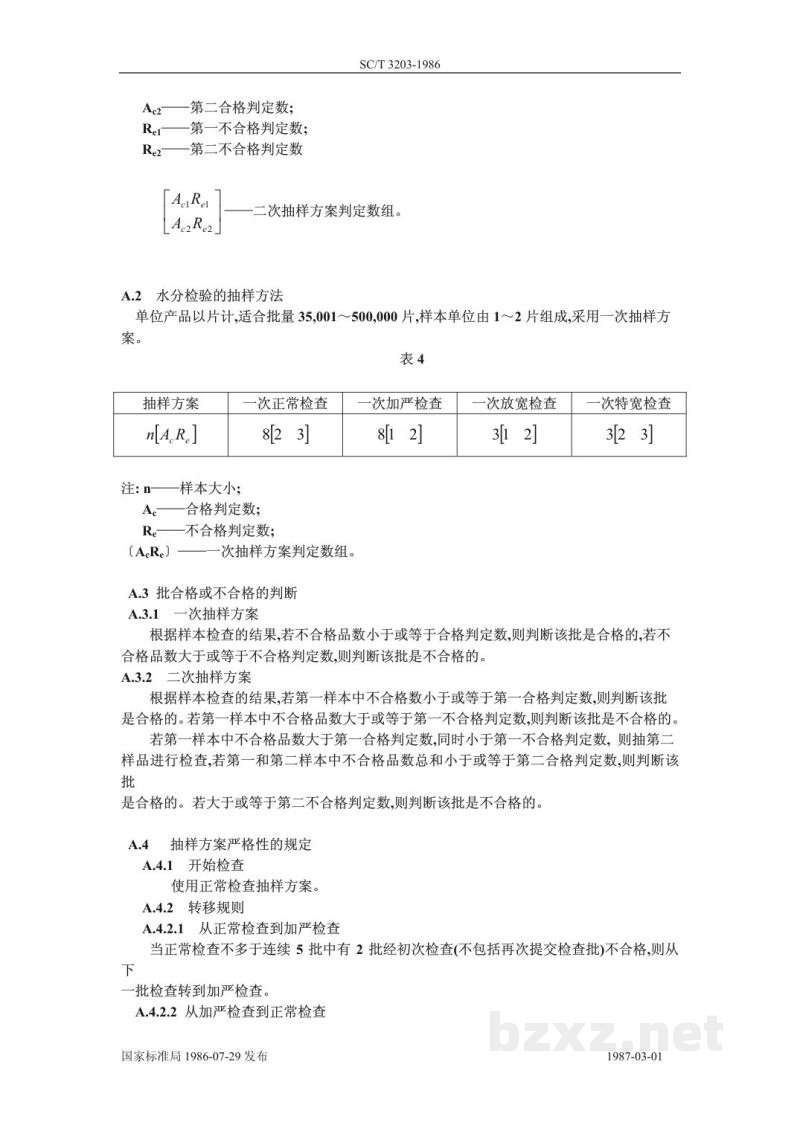 SC/T 3203-1986调味马面鲀鱼干 SC/T 3203-1986调味马面鲀鱼干