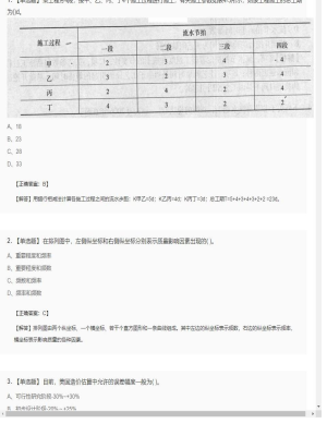 【造价管理】造价工程师单选题、多选题50