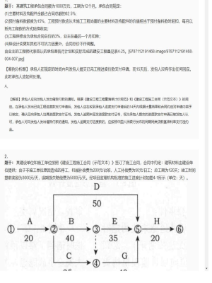 【案例分析】监理工程师简答题和分析题172