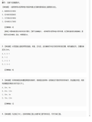 【市政工程】二级建造师单选题加多选题242