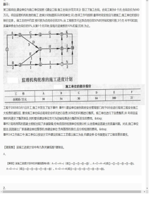 【案例分析】监理工程师简答题专项训练124