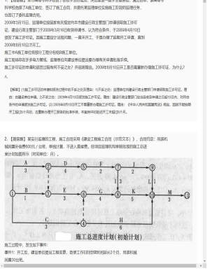 【案例分析】监理工程师简答题专项训练14