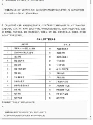 【港口与航道】一级建造师案例题训练231