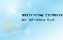 智谱清言对话文件无法保存至本地的应对方案