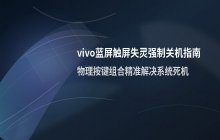 vivo手机蓝屏触屏失灵时的强制关机技巧