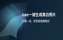 isee软件中一键生成黑白照片的具体操作步骤
