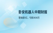 卧安机器人中期财报发布 营收超五亿但亏损三千多万