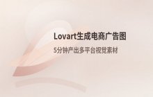Lovart中文版广告图生成 利用AI制作电商营销视觉素材