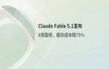 Claude Fable 5.1发布_缓存成本降低75%并登顶多项榜单