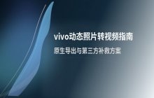 vivo手机动态照片转换为视频格式的具体操作方法