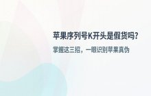苹果序列号k开头_是否为正品