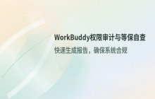 WorkBuddy权限审计报告如何生成 符合等保要求的安全自查方法