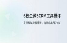 企微SCRM工具横评_6款私域增长神器实测，拉新成本降70%
