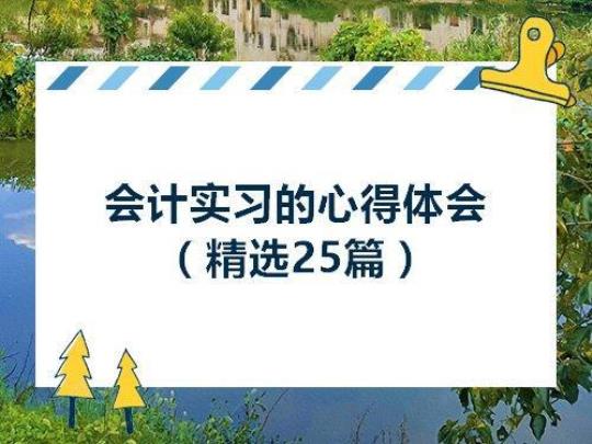 会计实习报告心得体会(2500字)