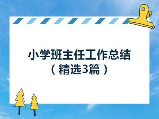 班主任实习工作总结集合15篇