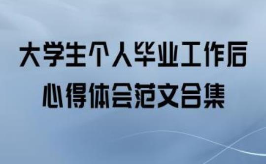 【精品】毕业实习心得体会范文合集7篇