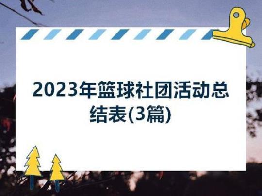 篮球比赛活动总结模板