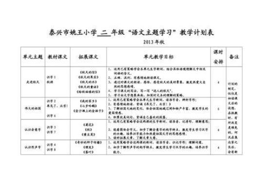 小学二年级语文上册教学计划（最新3篇）