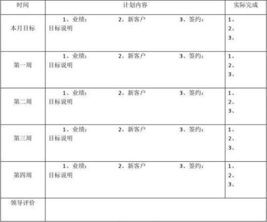 公司业务员个人工作计划精选