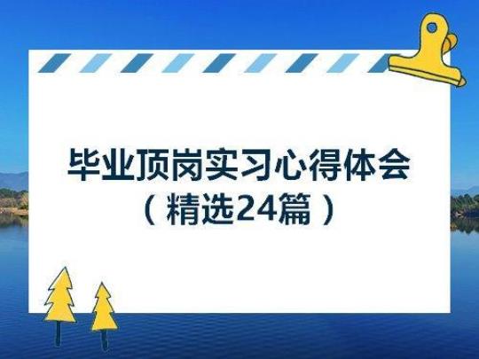 毕业顶岗实习报告范文3000字