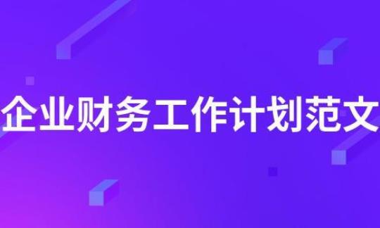 最新公司财务年度工作计划1500字通用