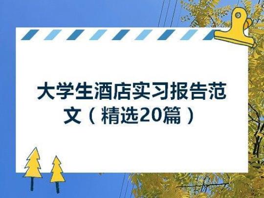 大学生毕业实习报告范文3篇