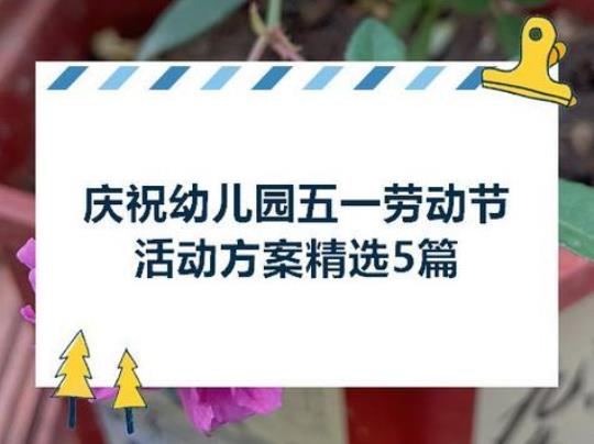 幼儿园劳动节活动总结模板