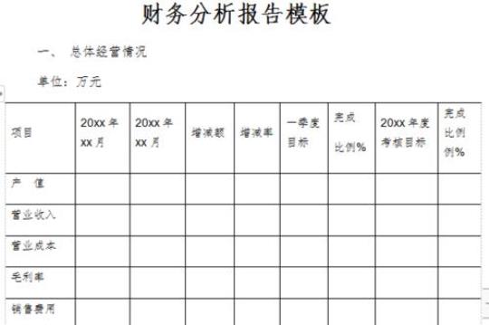 财务实习报告模板通用