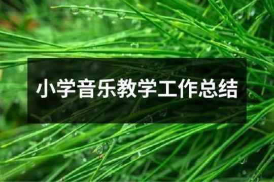 小学音乐教师实习报告8篇