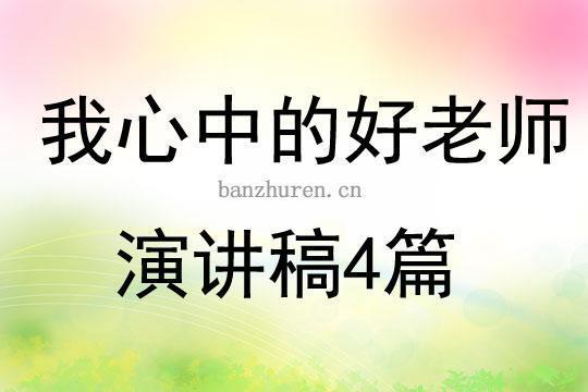 我心中的榜样演讲稿（精选13篇）