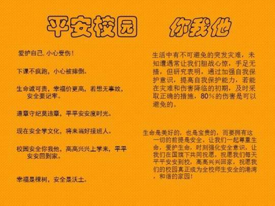 平安校园校园活动总结精选 平安校园活动月