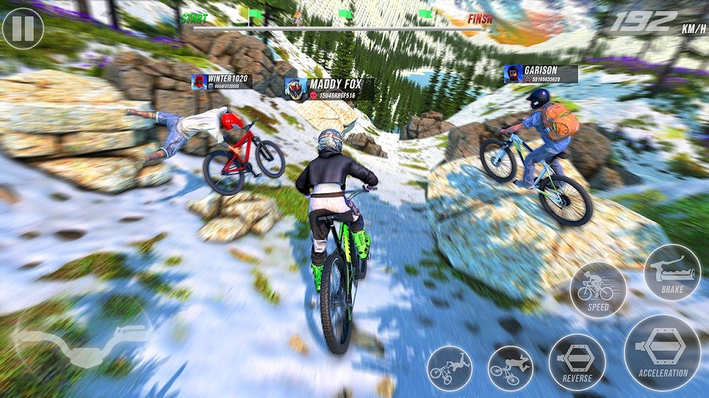 BMX自行车越野特技比赛免费版