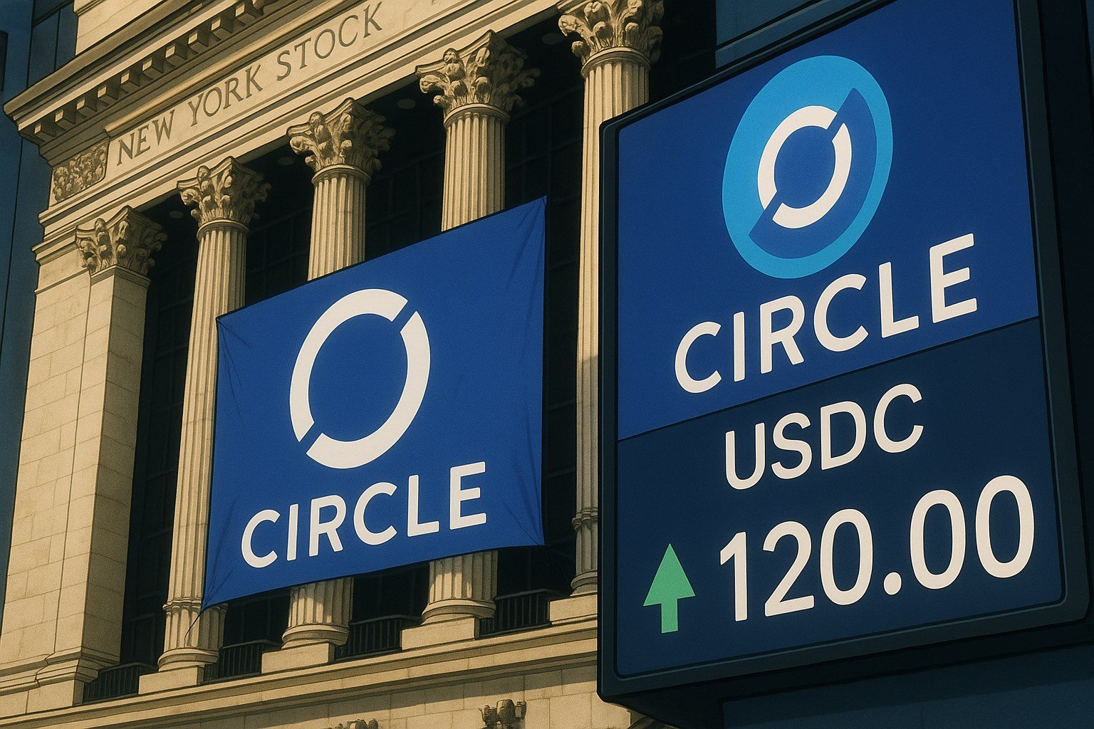 Circle (CRCL) 股票比加密货币还能涨！上市第2日飙升近4倍
