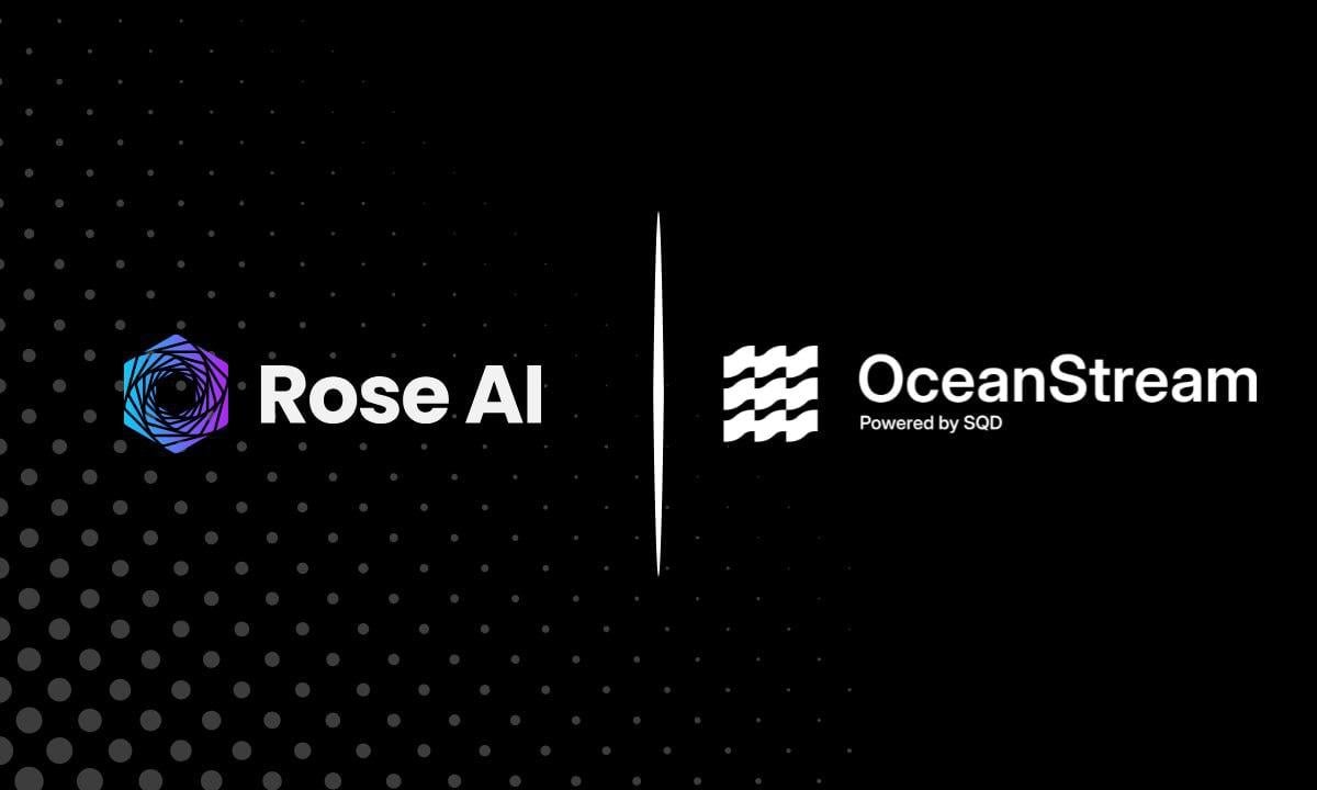 Rose AI 合作 SQD 旗下 OceanStream ，为机构客户提供领先业界的数位资产数据