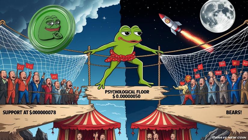 佩佩币（PEPE）价格预测：波动加剧之际PEPE在关键支撑位摇摇欲坠——未来走势如何？- 勇敢新币