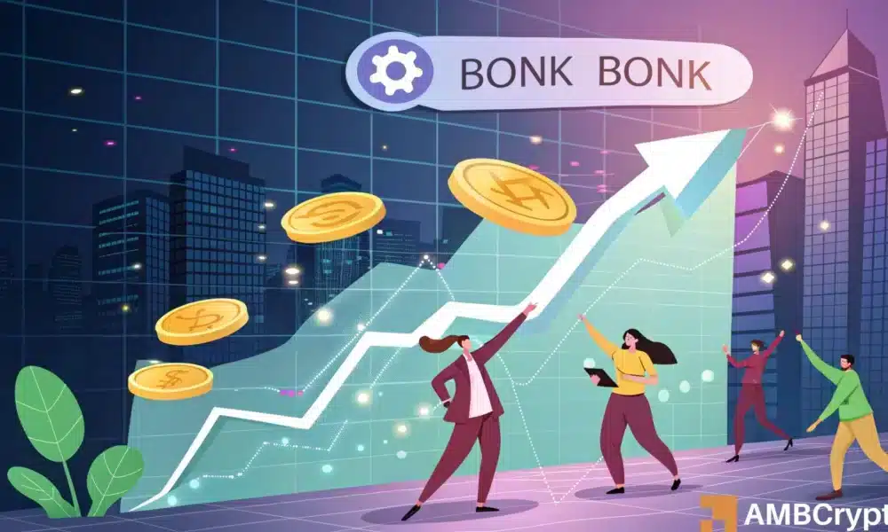 BONK交易量激增98%，但反转的可能性隐现，如果...