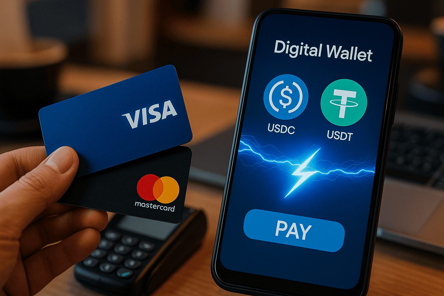 Visa、MasterCard好日子到头了？稳定币正在抢走生意…