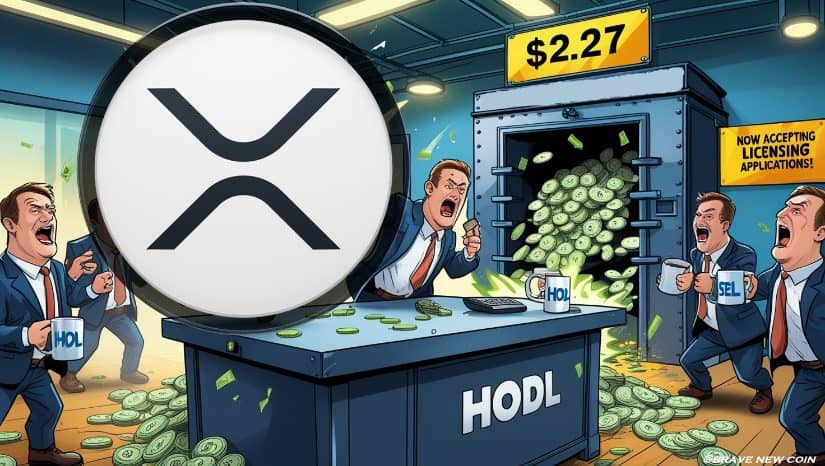 XRP今日价格：随着Ripple寻求美国国家银行牌照，XRP突破2.25美元