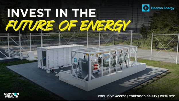 WLTH通过推出Hadron Energy的代币化分权持有，向所有人开放私募市场